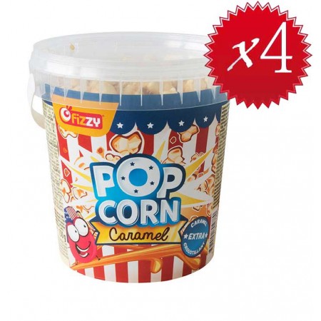 Lot 4 pots de Pop Corn