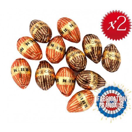 Lot Oeufs chocolat noir...