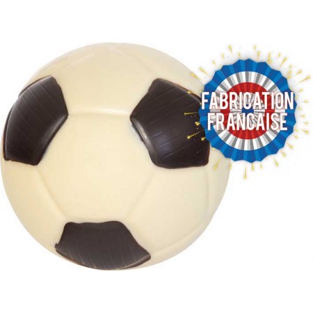 Ballon de foot chocolat blanc