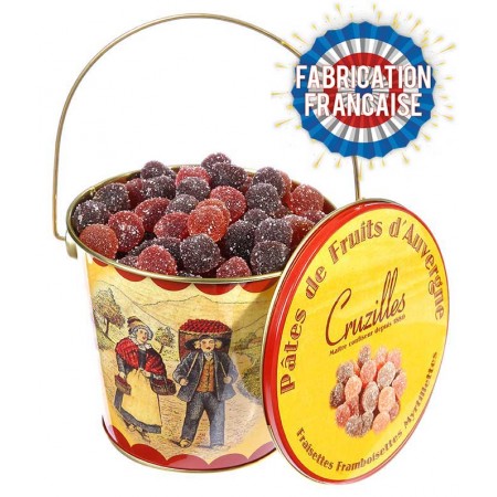 Seau métal garni de mini...