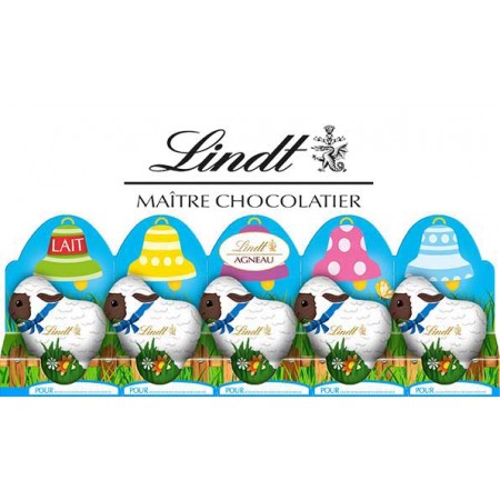 5 Mini Agneau chocolat lait