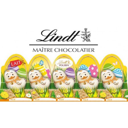 5 Mini Poussin chocolat lait