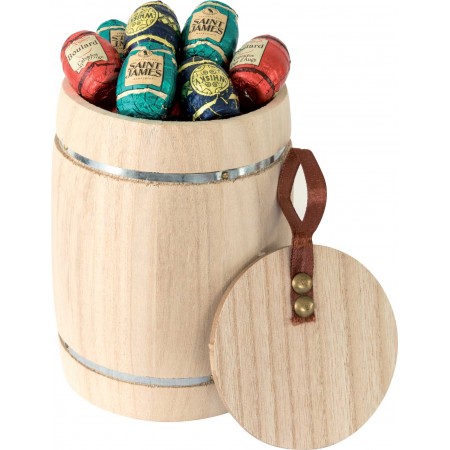 Tonneau bois garni de 15...