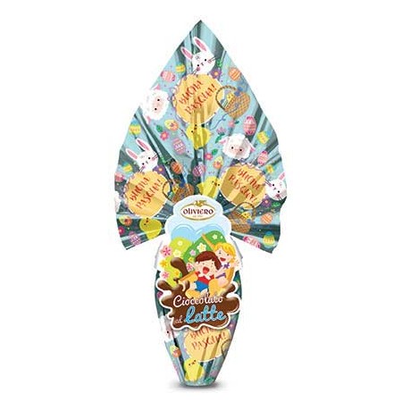 Œuf flamme chocolat lait