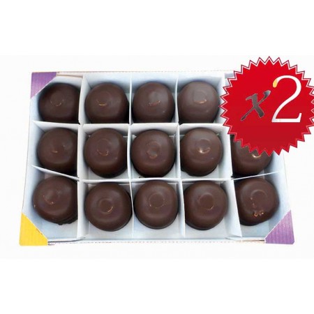 Lot 2 Têtes guimauve chocolat