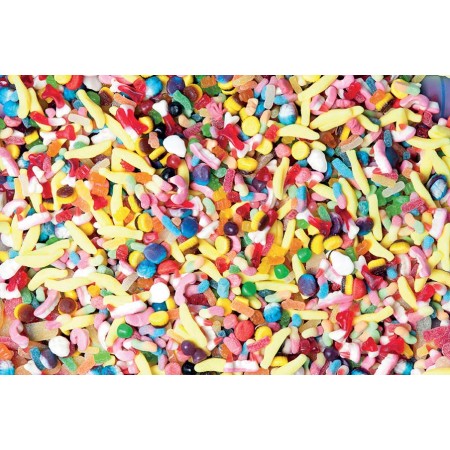 Méli mélo de bonbons gélifiés