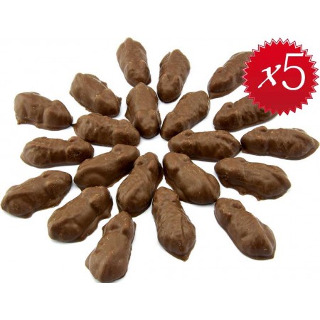 Lot de 5 Souris Caramel la...