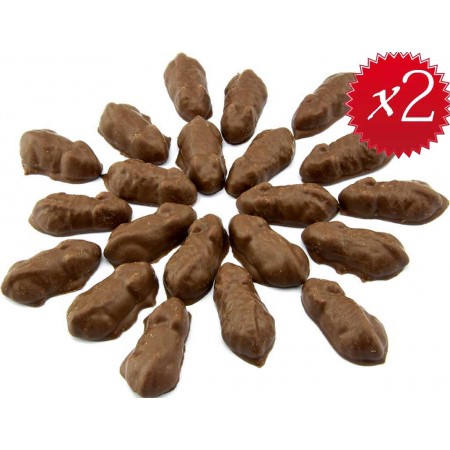 Lot de 2 Souris Caramel la...